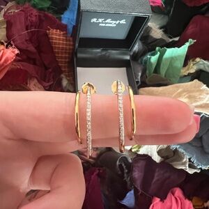 r.h macy hoop earrings